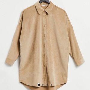 Stradivarius Corduroy Shirtdress